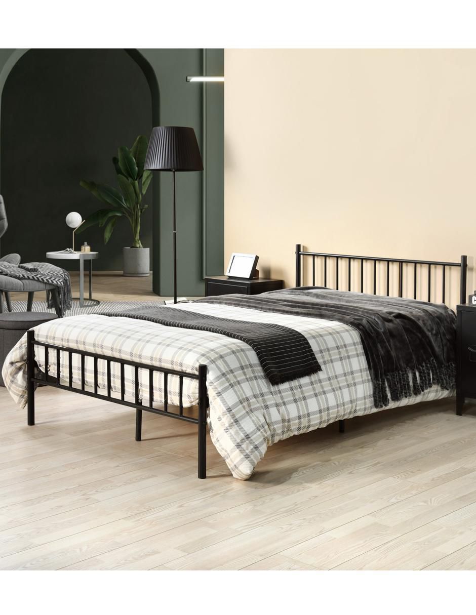 Base para cama armable de metal matrimonial