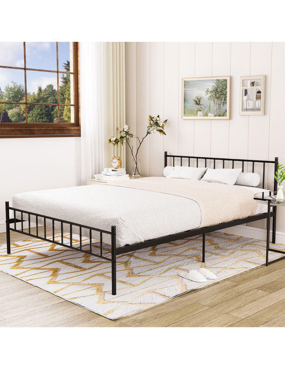 Base para cama armable de metal matrimonial 7