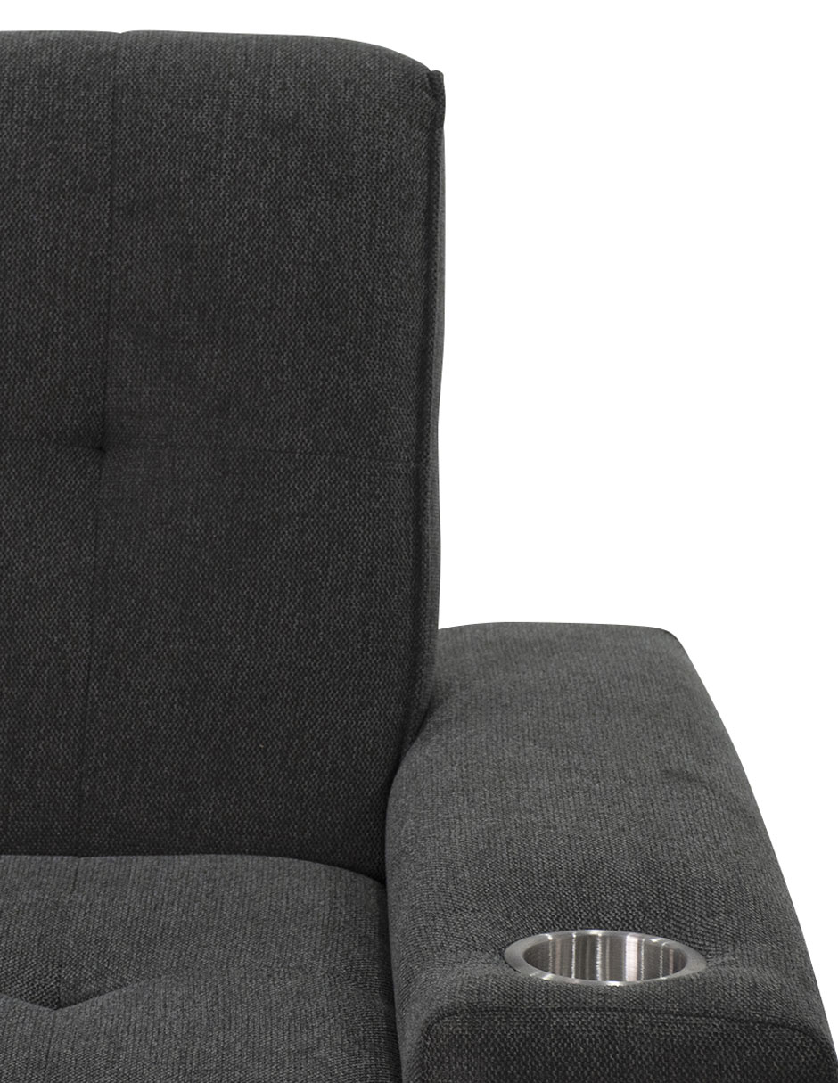 SOFÁ CAMA LARSON POLIÉSTE, GRIS OXFORD