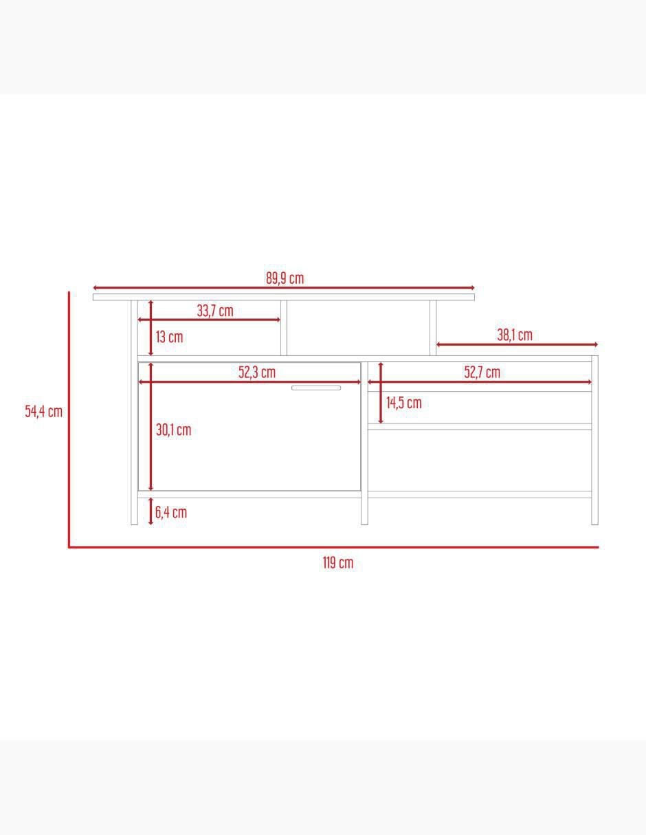 Mueble de tv Lima de melamina 8