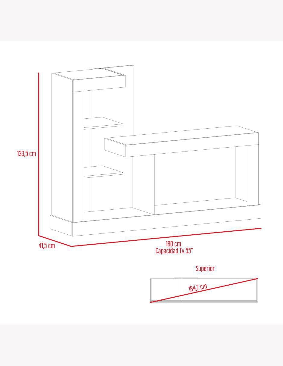 Mueble de tv Minotti de melamina 6