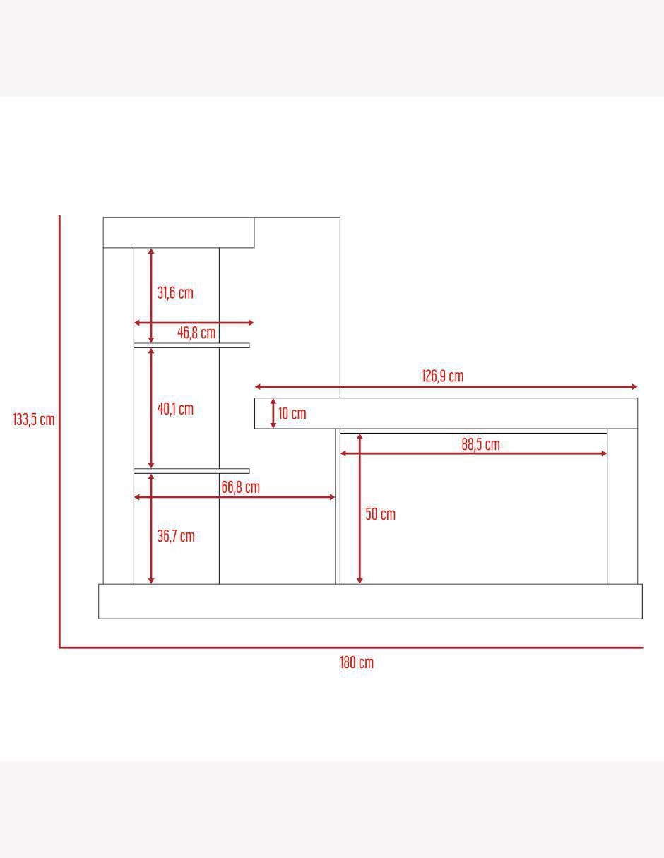 Mueble de tv Minotti de melamina 7