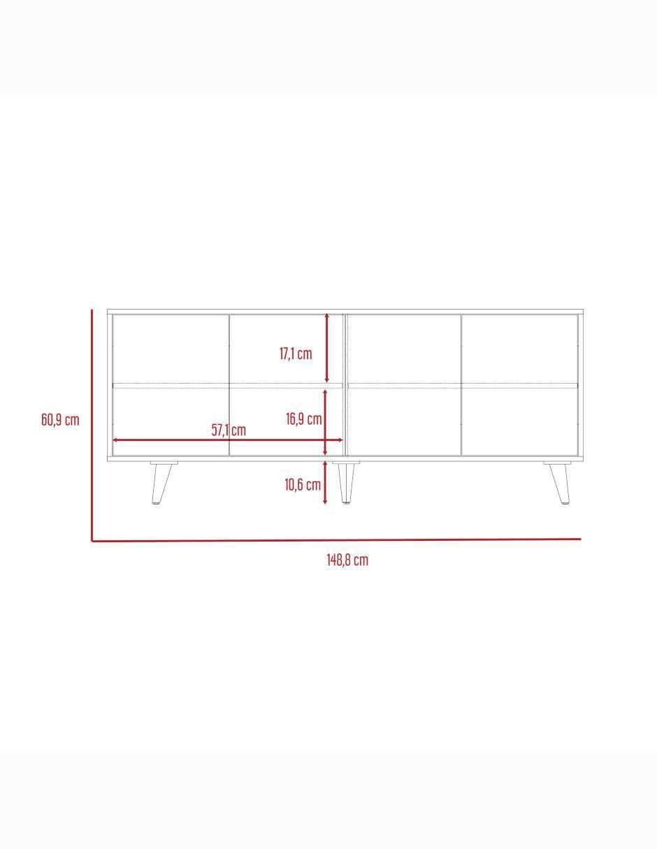 Mueble de tv Bora de melamina 7