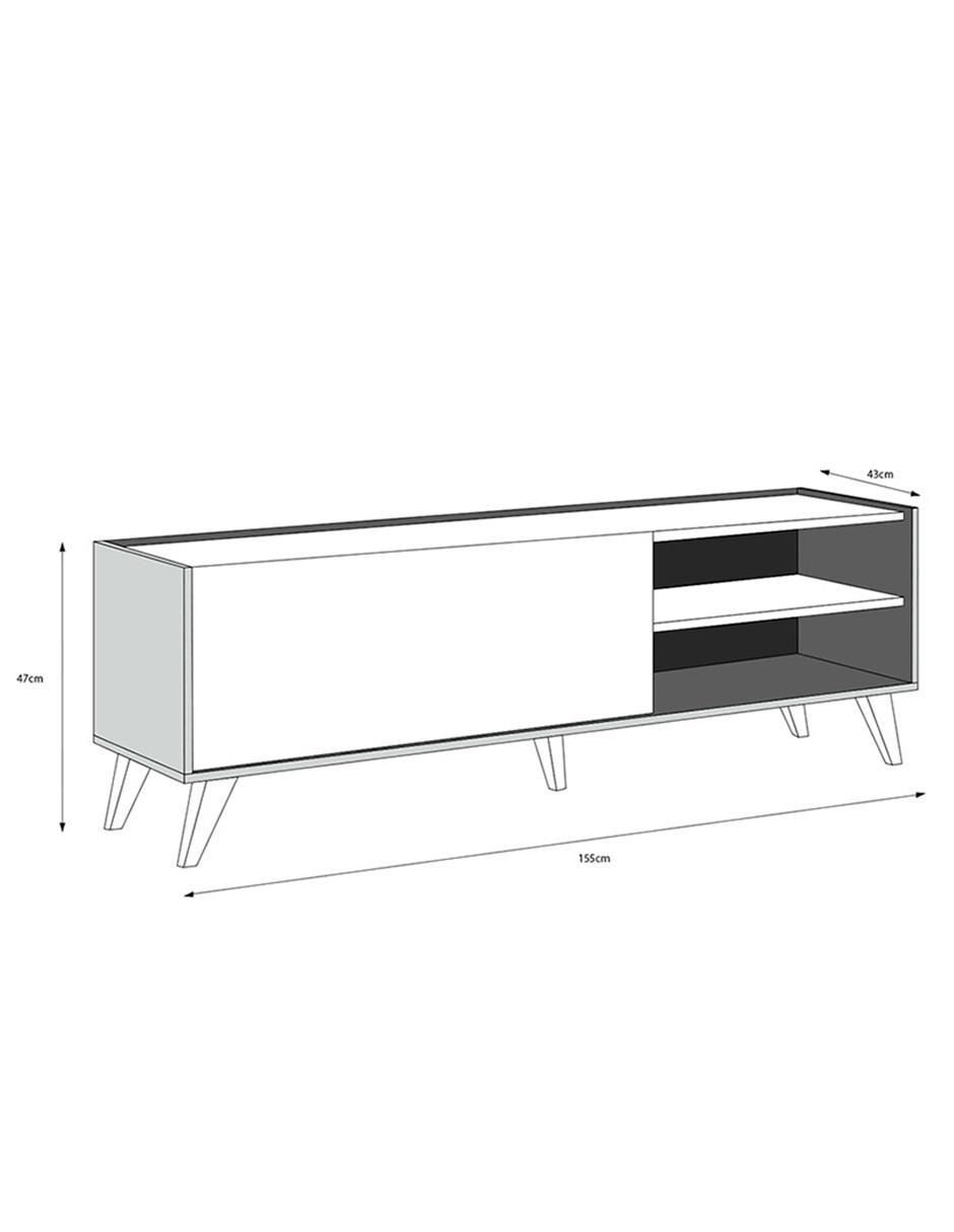Mueble de tv Ness de MDF 5