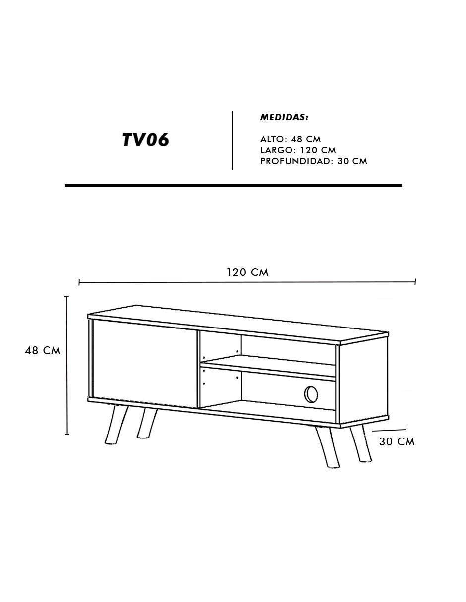 Mueble de tv Salvatore de MDF 8
