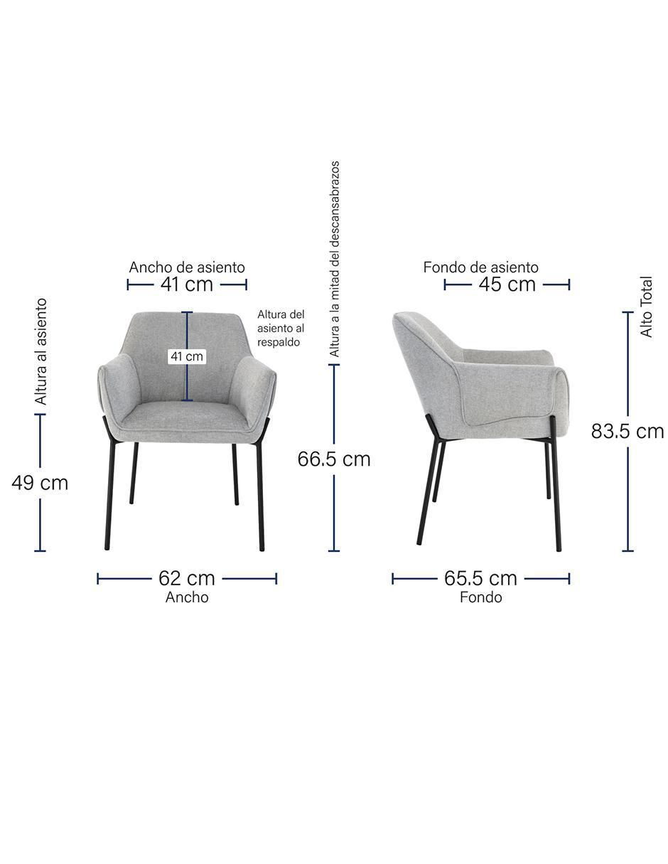 Silla 1 "piezas" toronto pata negra brum "de" poliéster adulto