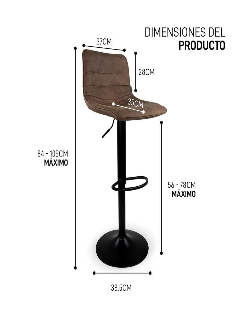 Juego de sillas 2 piezas Bar 7