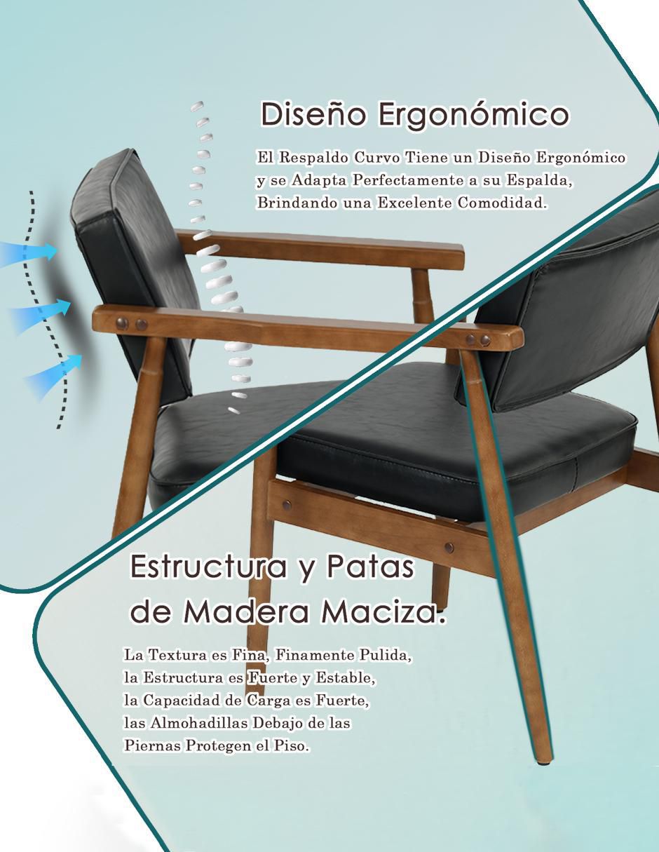 Juego de sillas 2 piezas Brobao 7