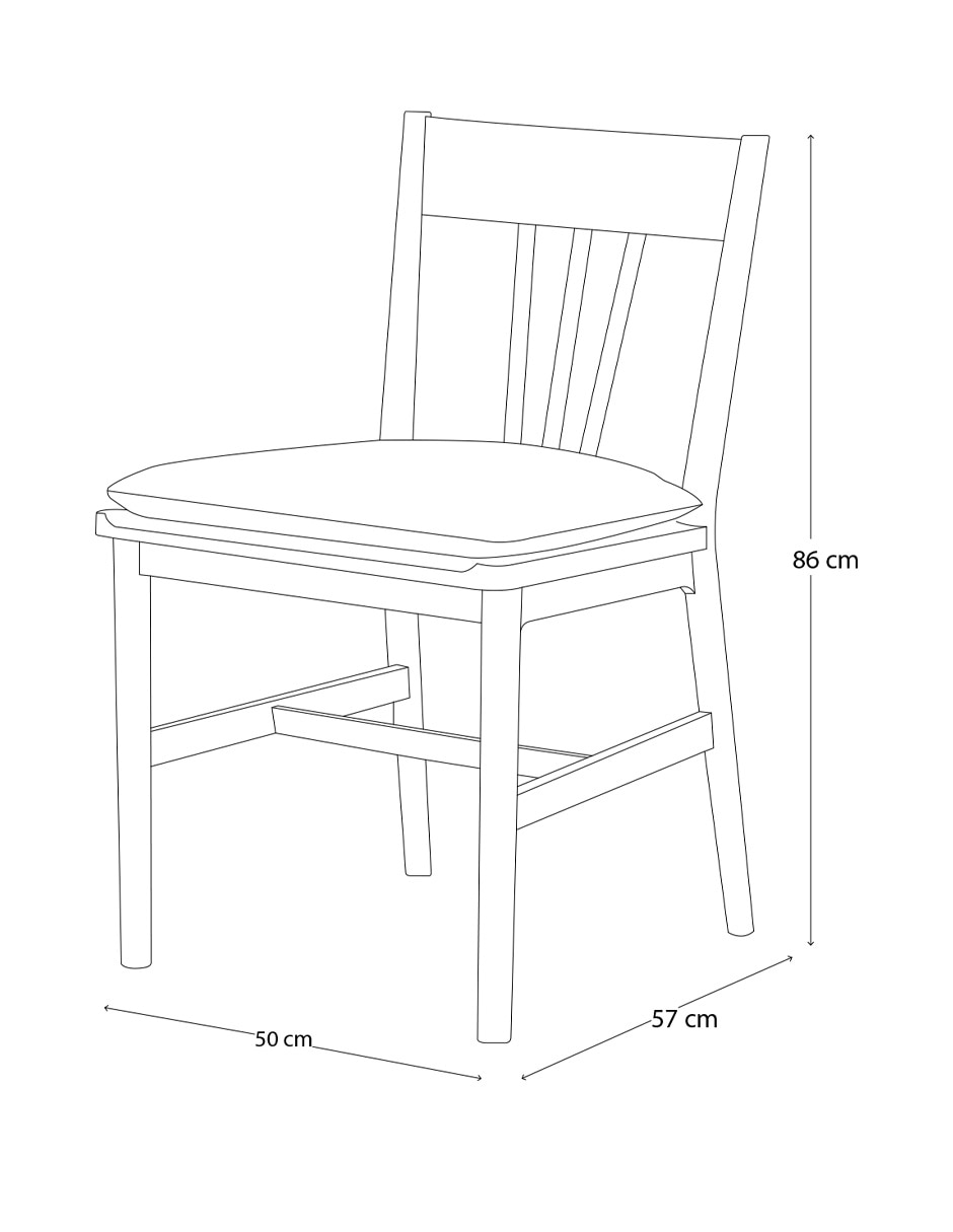 Silla Carlos de madera 7