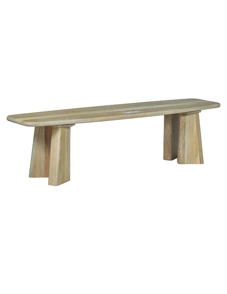 Banca Carlos de madera mango 2