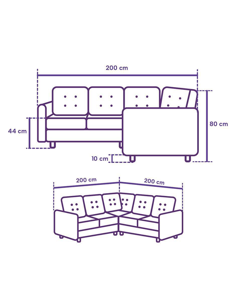 Sala modular Boxsofa Cerati de lino 8