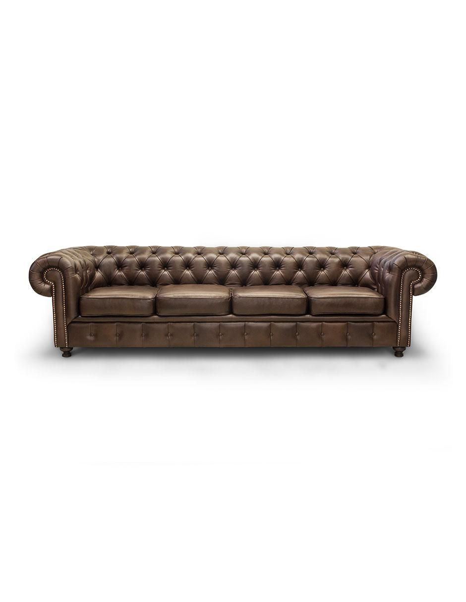 Sofá Chesterfield de piel