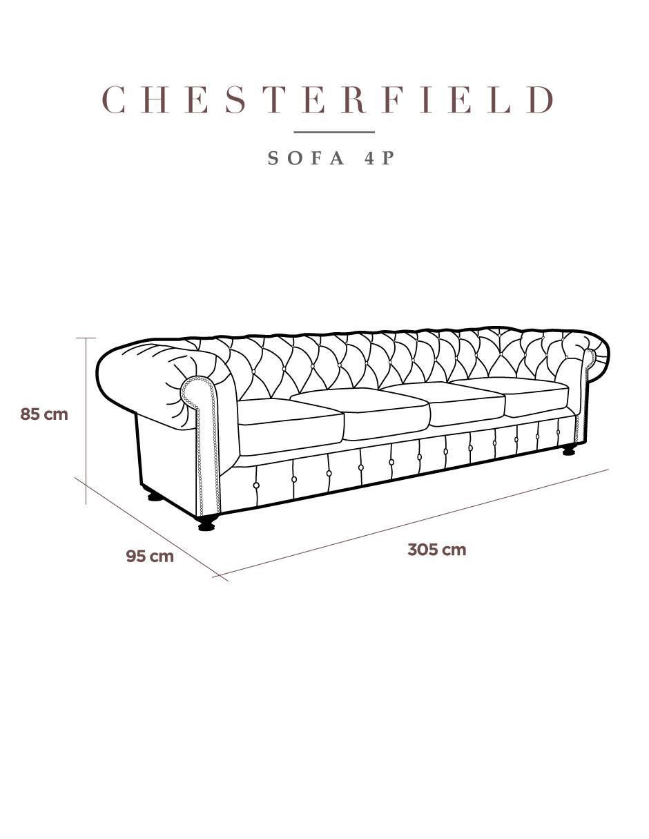 Sofá Chesterfield de piel 8