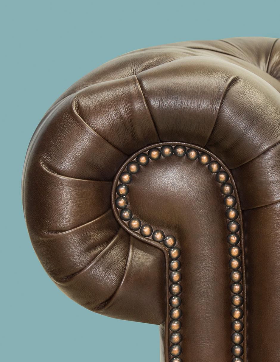 Sofá Chesterfield de piel 3
