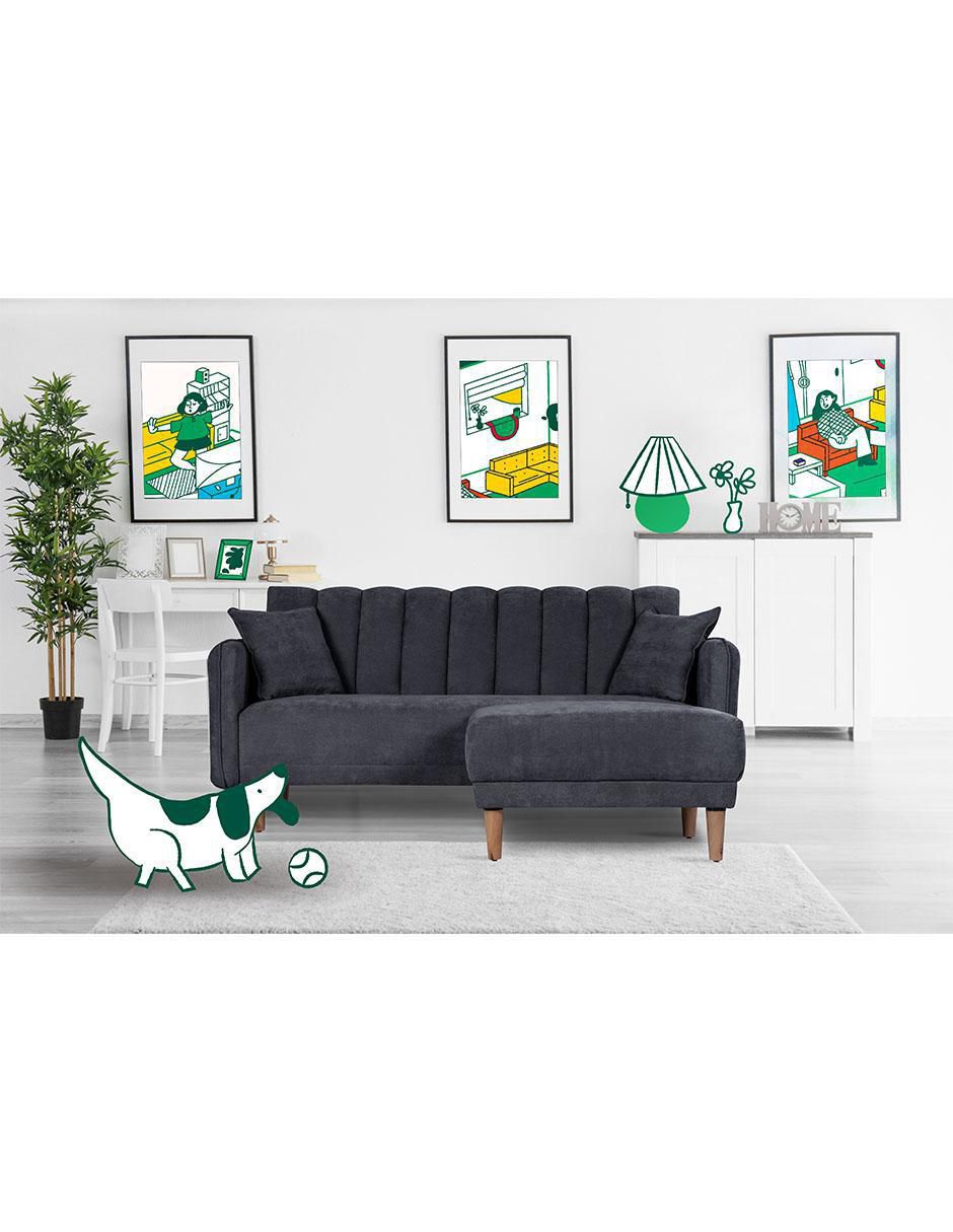 Sala modular Sofantástico Avocata de velvet