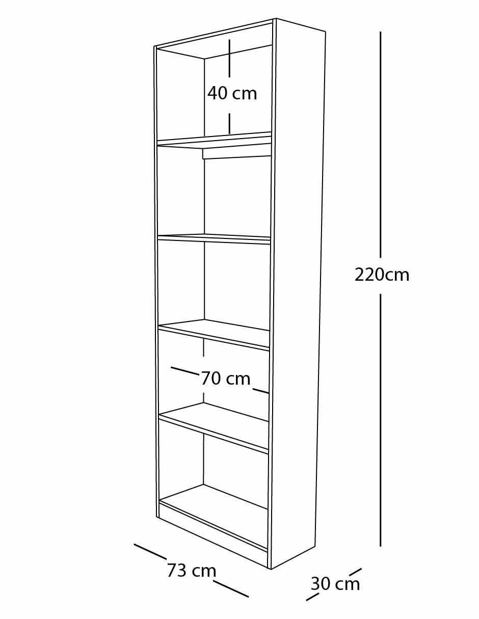 Librero de melamina 5