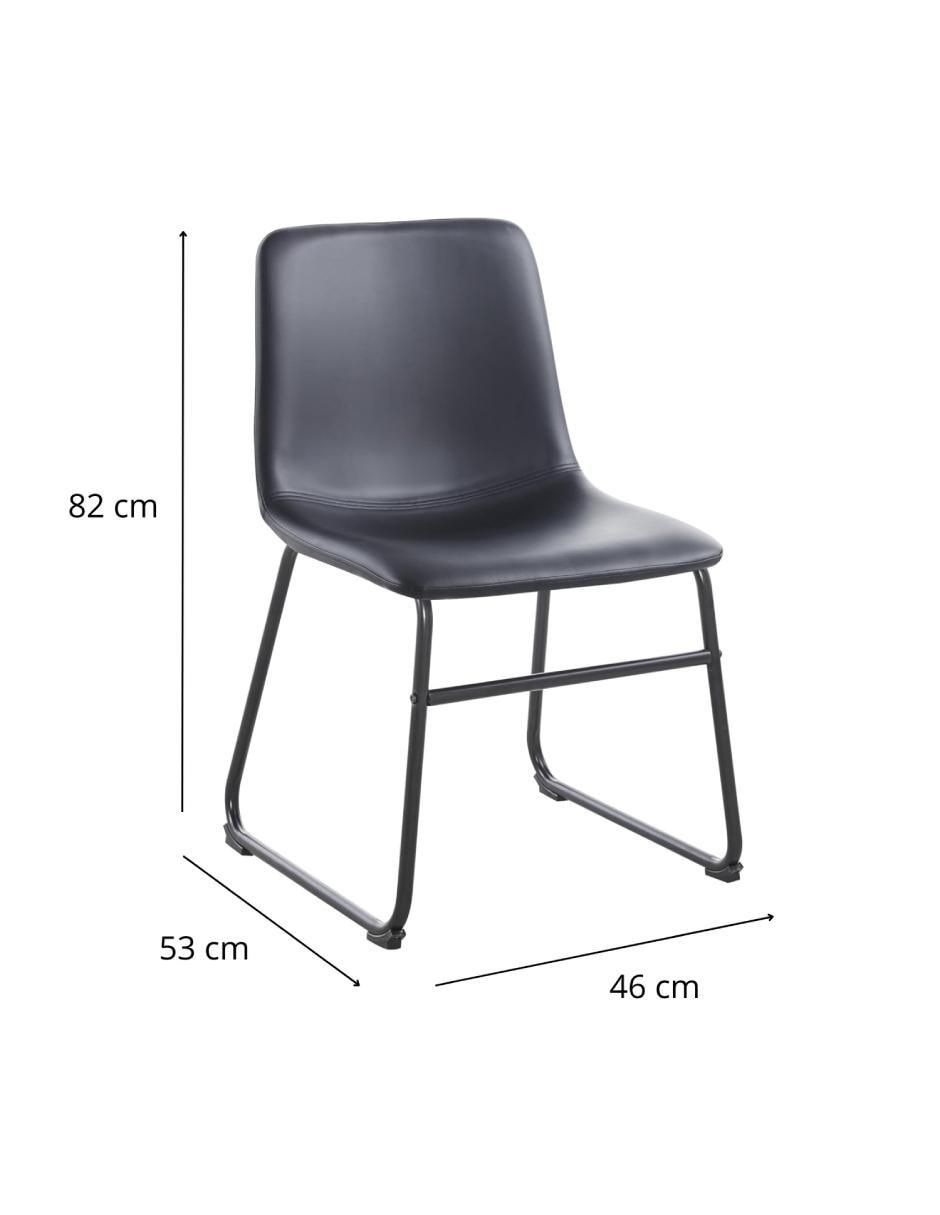 "set de (si aplica)" 4 silla midtown concept ecocuero midtown "de" cuero