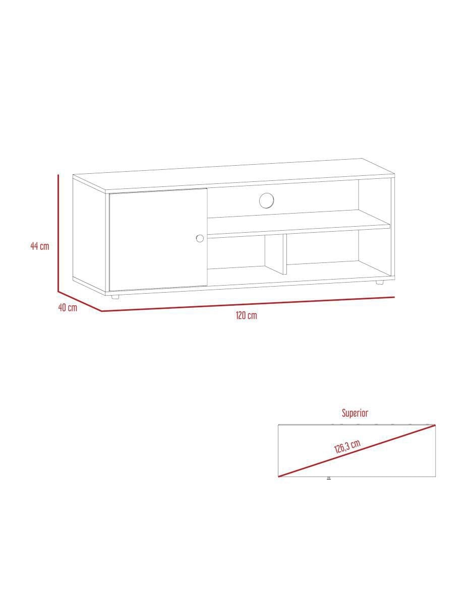 Mueble de tv Noah de melamina 7
