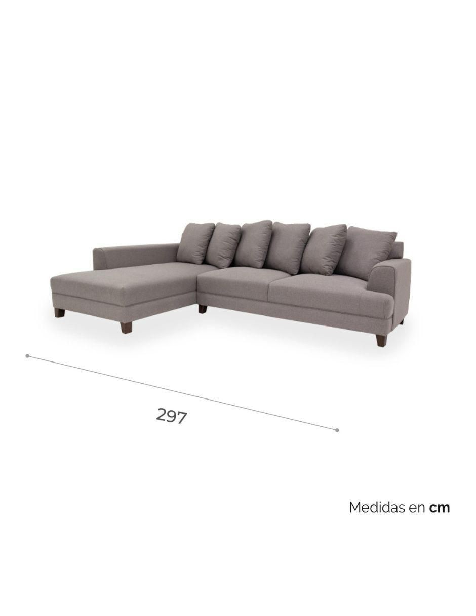 Sala modular izquierda Lav III de lino 5