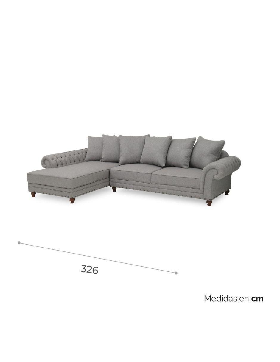 Sala modular izquierda Wil de lino 4