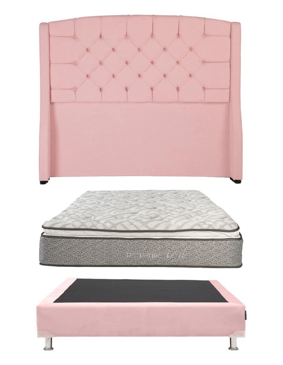 Set Recámara Sitka Pink Vail de madera pino