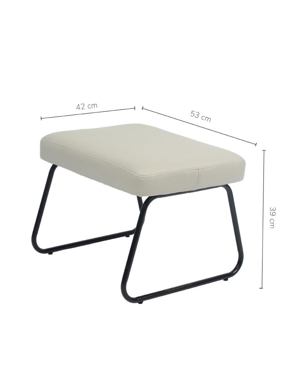 Juego de asiento con taburete 8