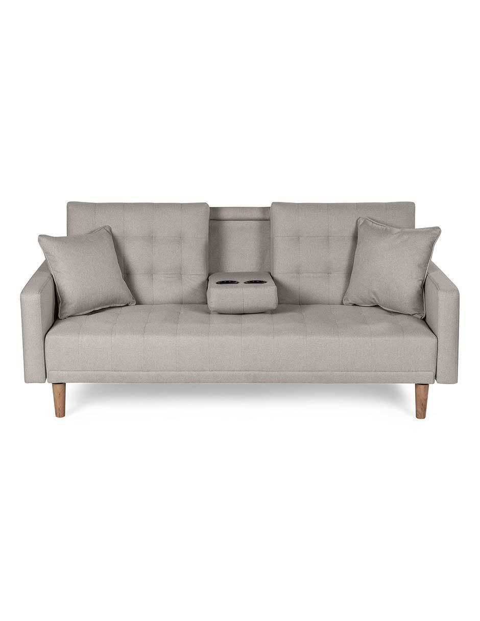 Sofá cama armable Tammy Memory Foam de lino