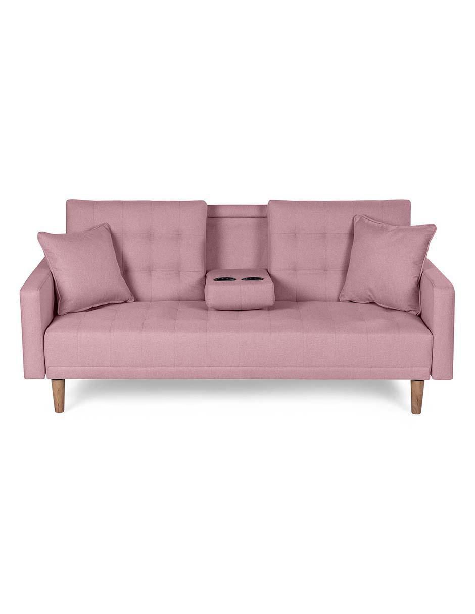 Sofá cama armable Tammy Memory Foam de lino