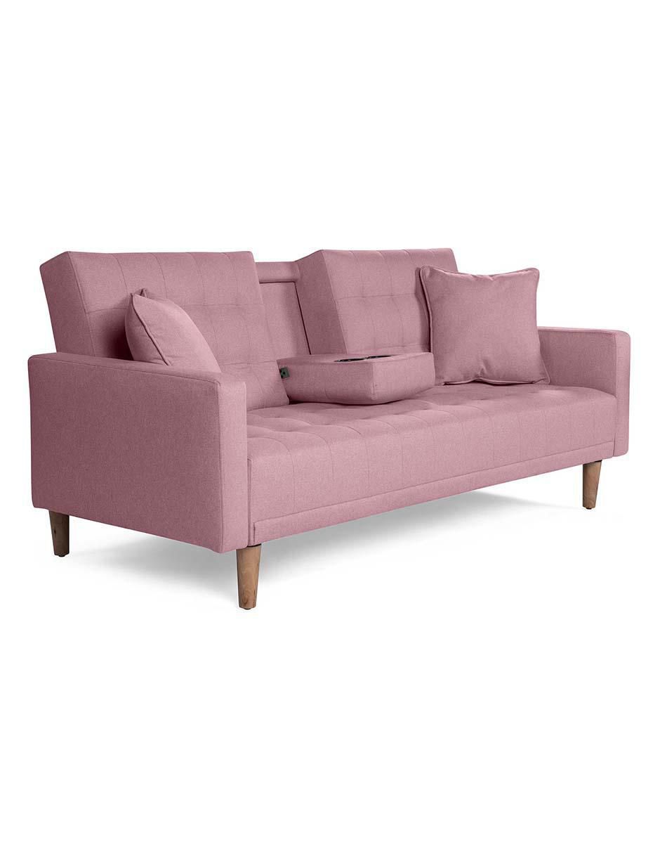 Sofá cama armable Tammy Memory Foam de lino 5