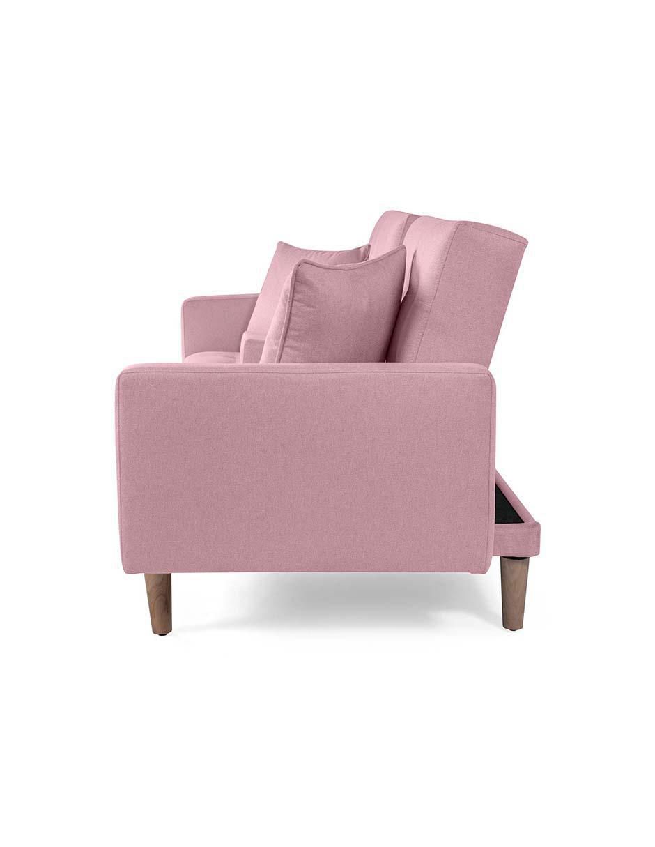 Sofá cama armable Tammy Memory Foam de lino 7