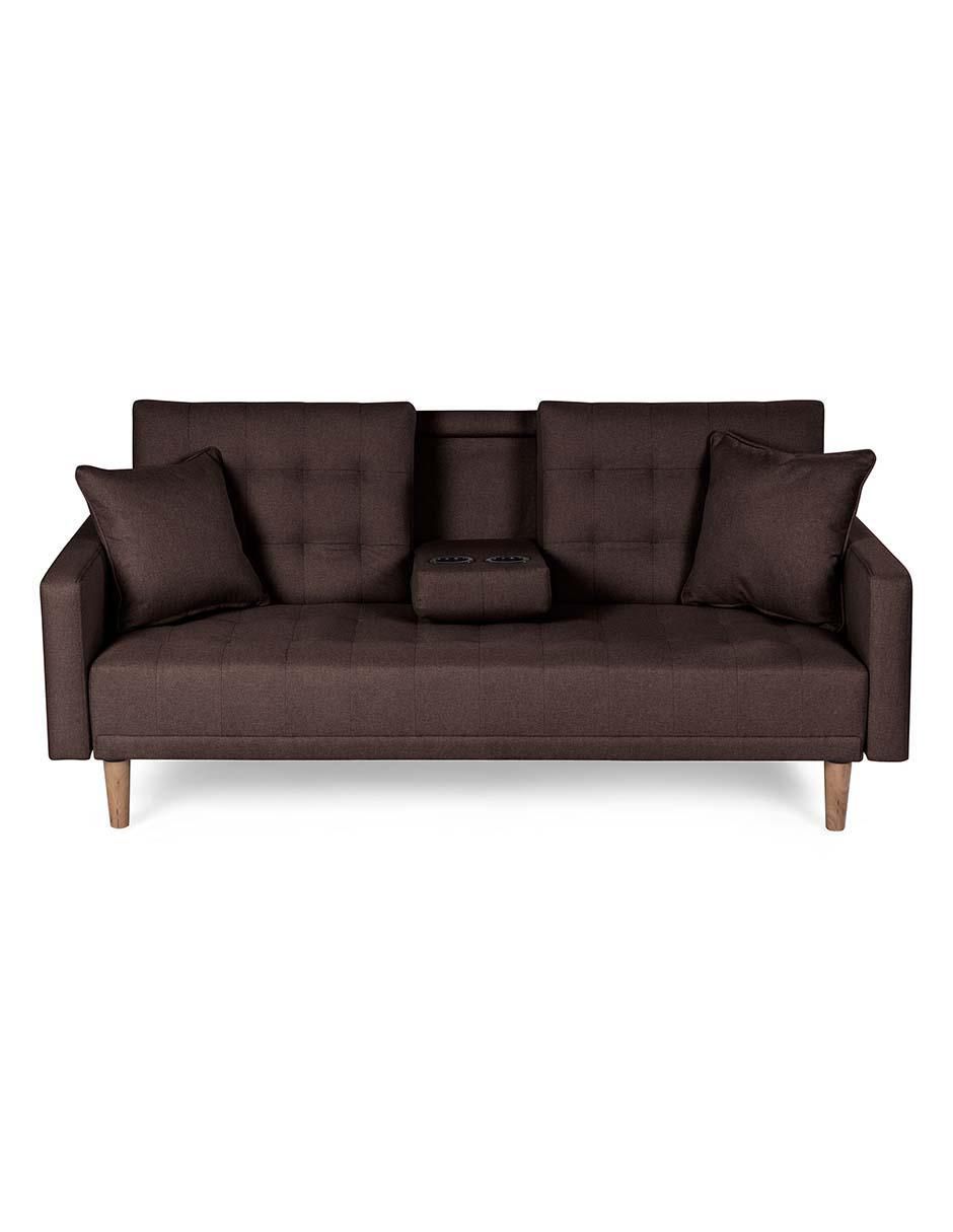 Sofá cama armable Tammy Memory Foam de lino