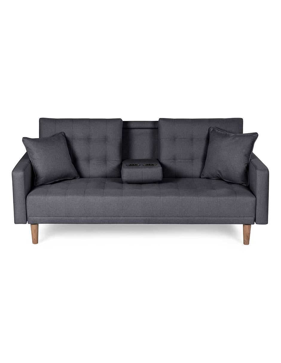Sofá cama armable Tammy Memory Foam de lino