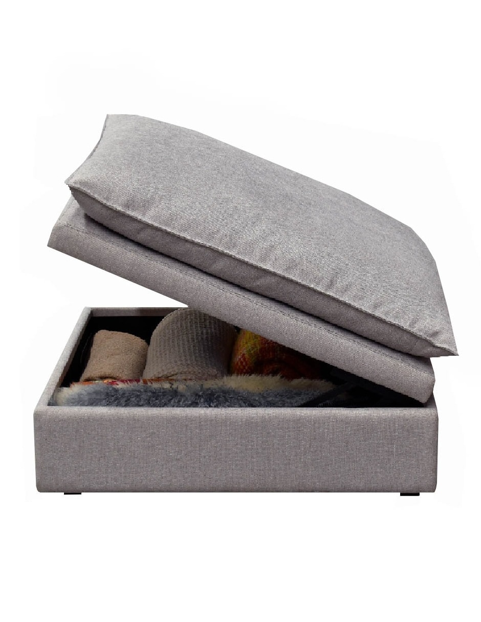 TABURETE MILLER TELA, GRIS