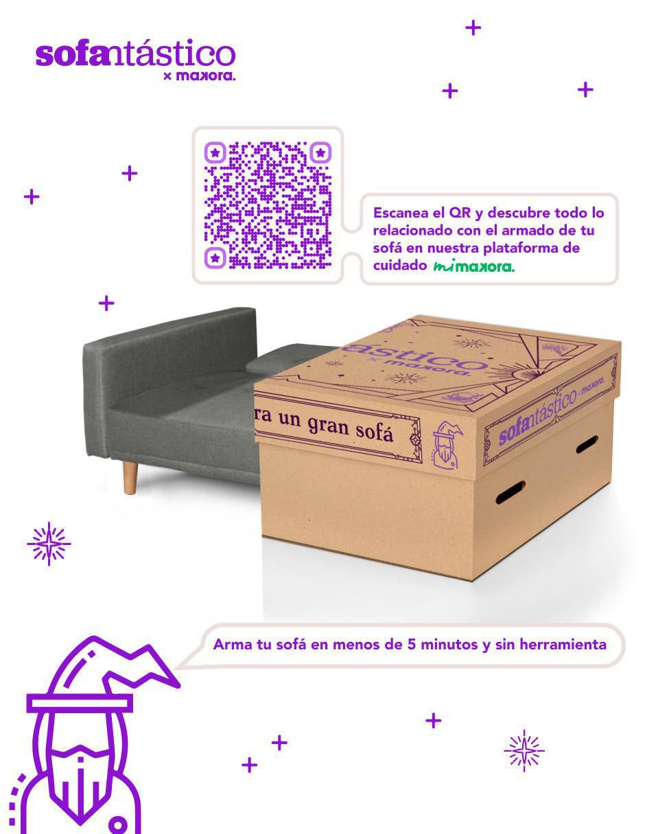 Sofá cama Mandela de lino 7