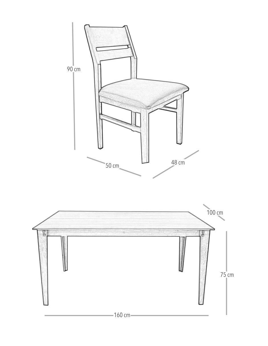 Comedor Cafeto para 6 personas 7