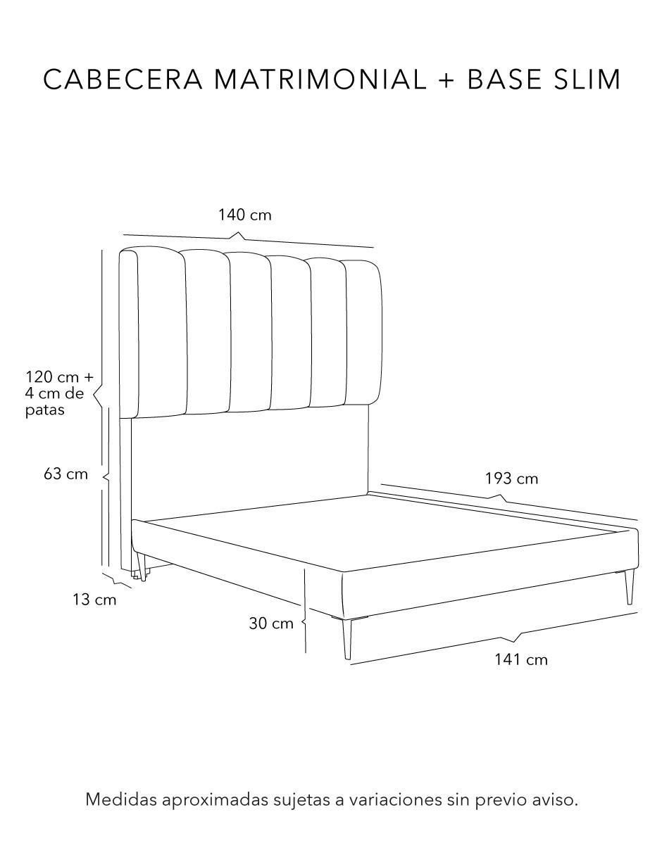 Cama Kami Slim de madera