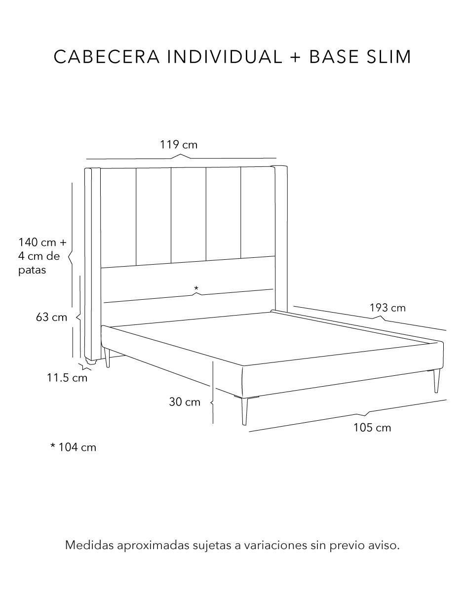 Cama Nizza Slim de madera 4