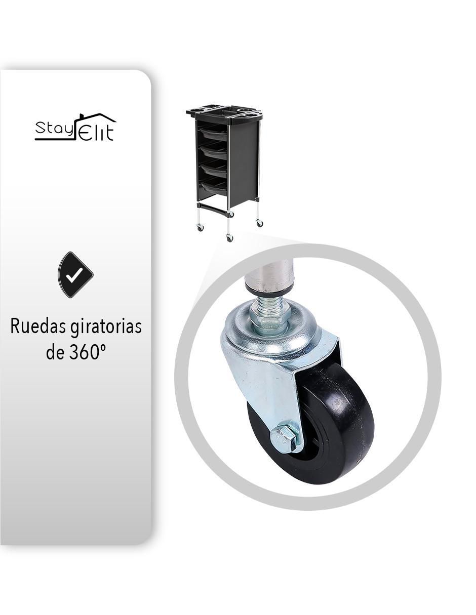 Carro de servicio áreas múltiples hierro 3