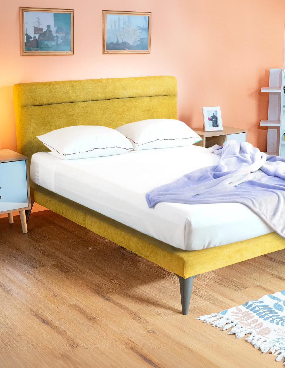 Cama roomi danita con cabecera individual "de" metal
