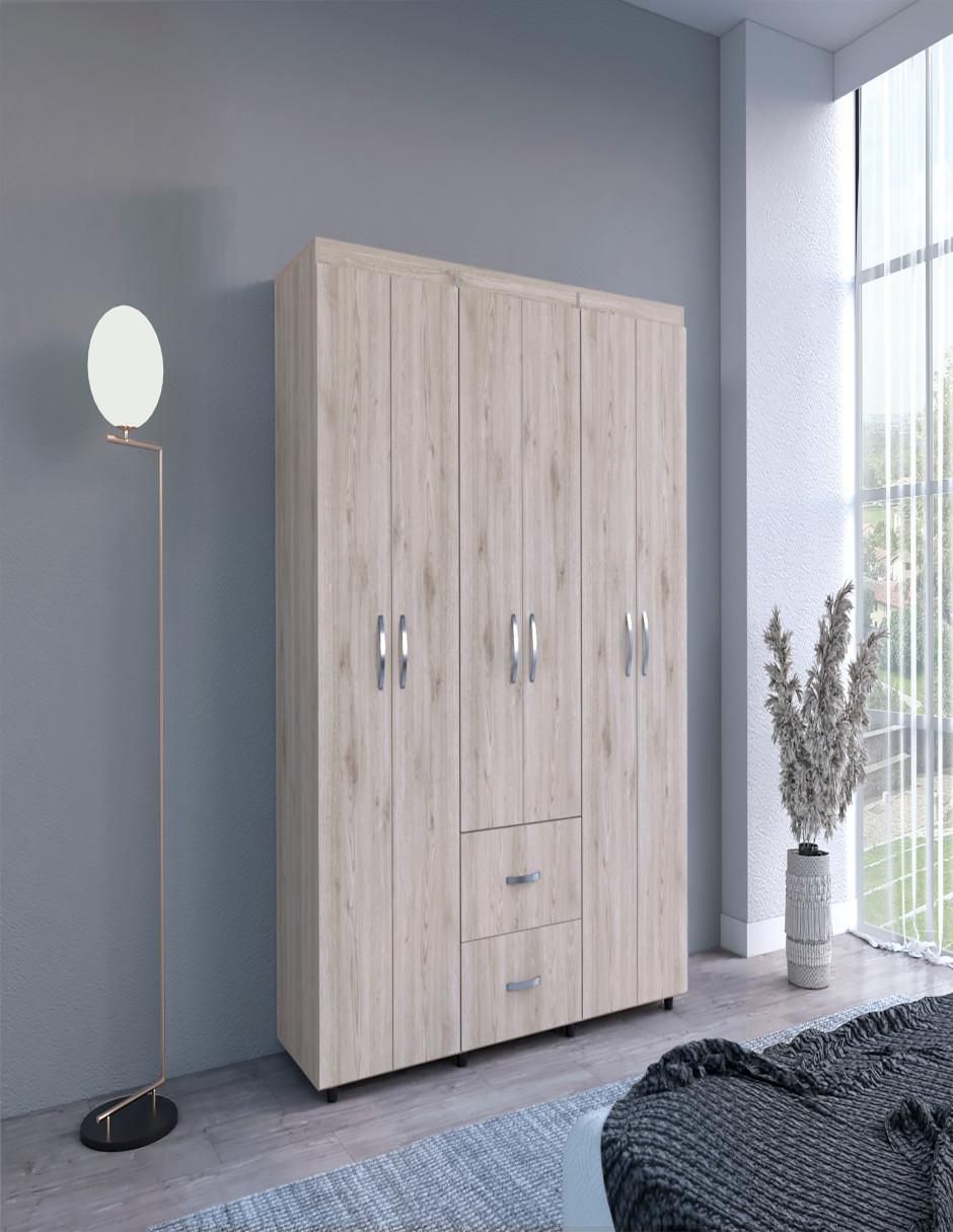 Armario BARILOCHE Closet Bariloche Gris de melamina 5