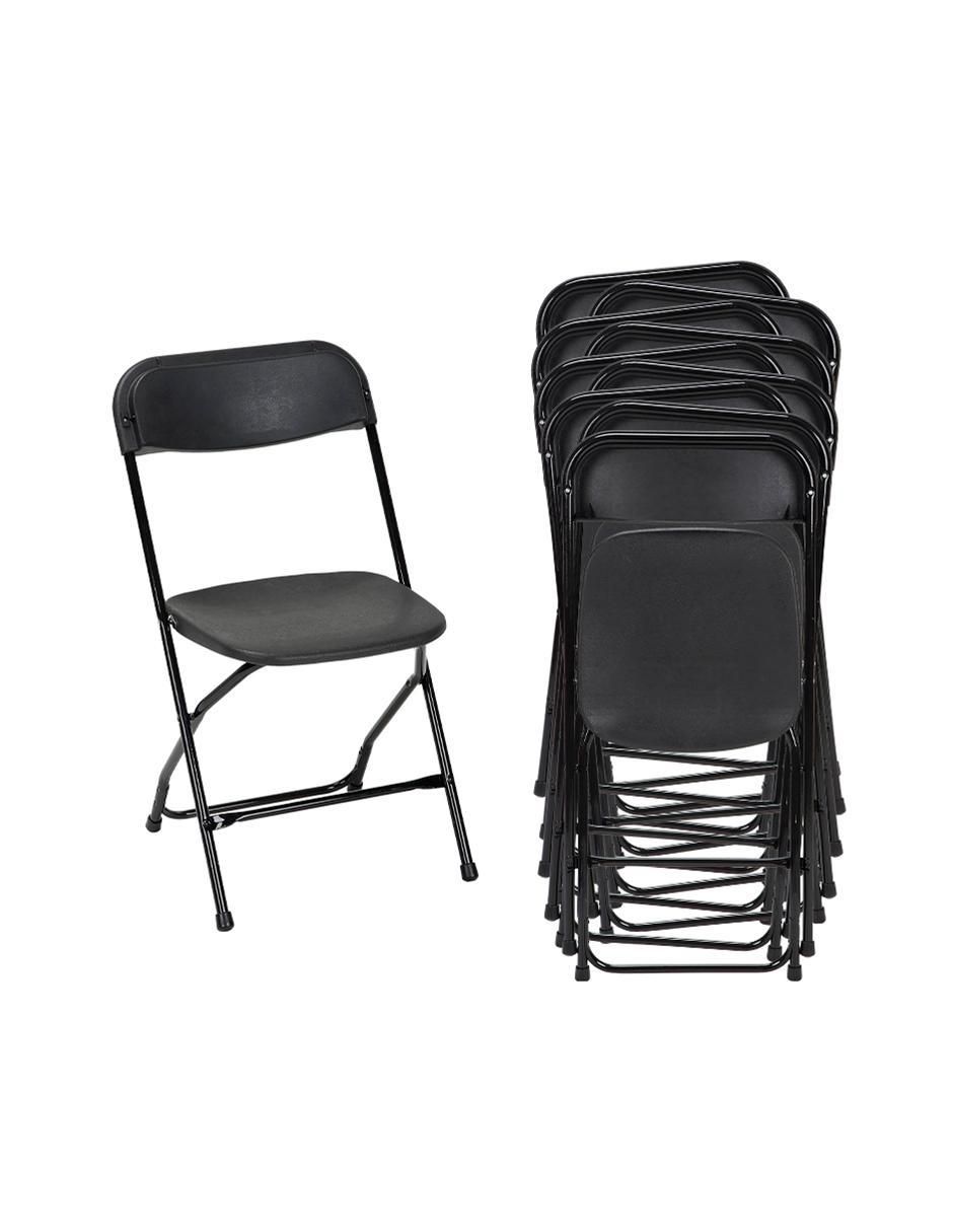 Silla plegable 10 piezas de plástico