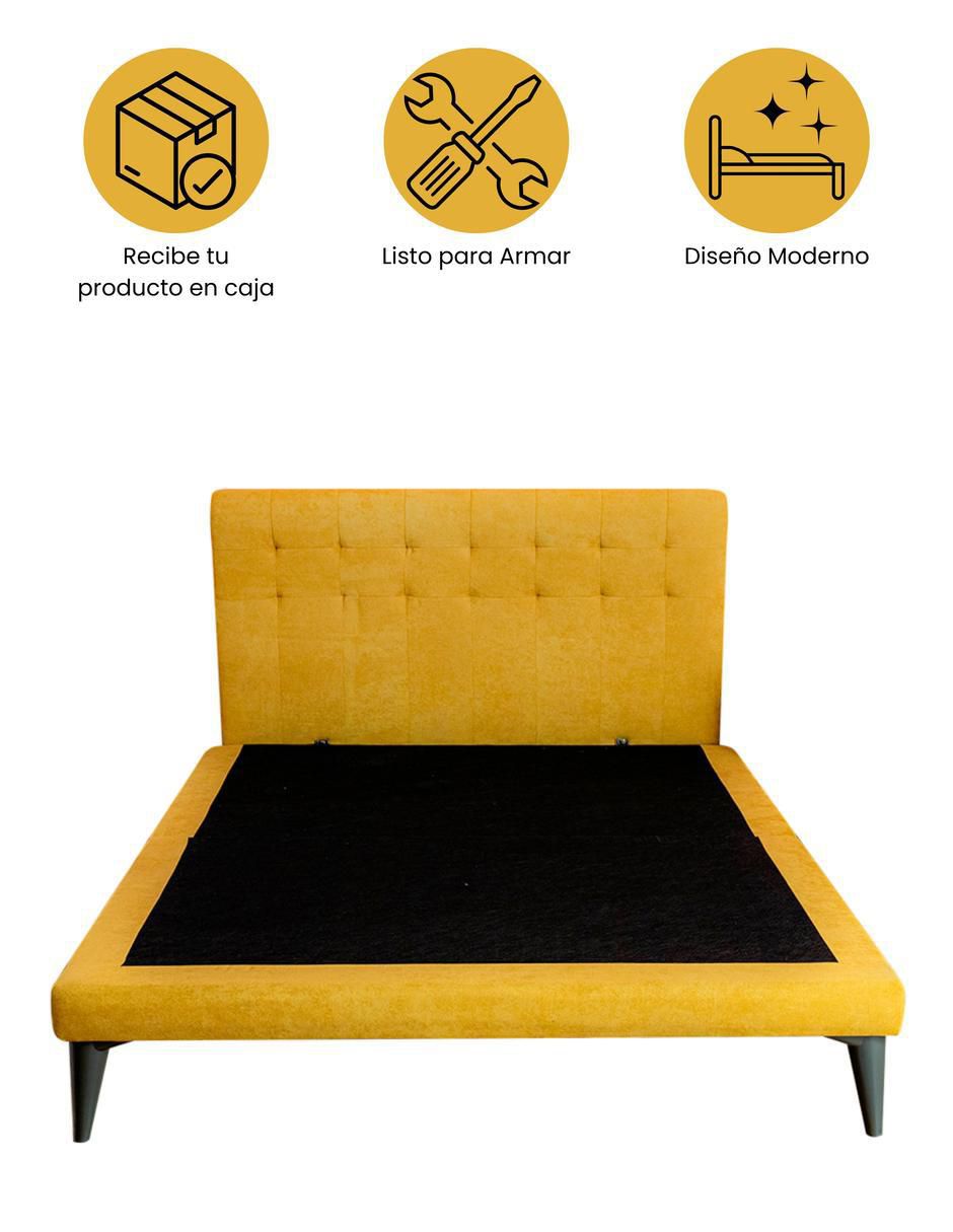 Cama roomi livy con cabecera individual "de" metal