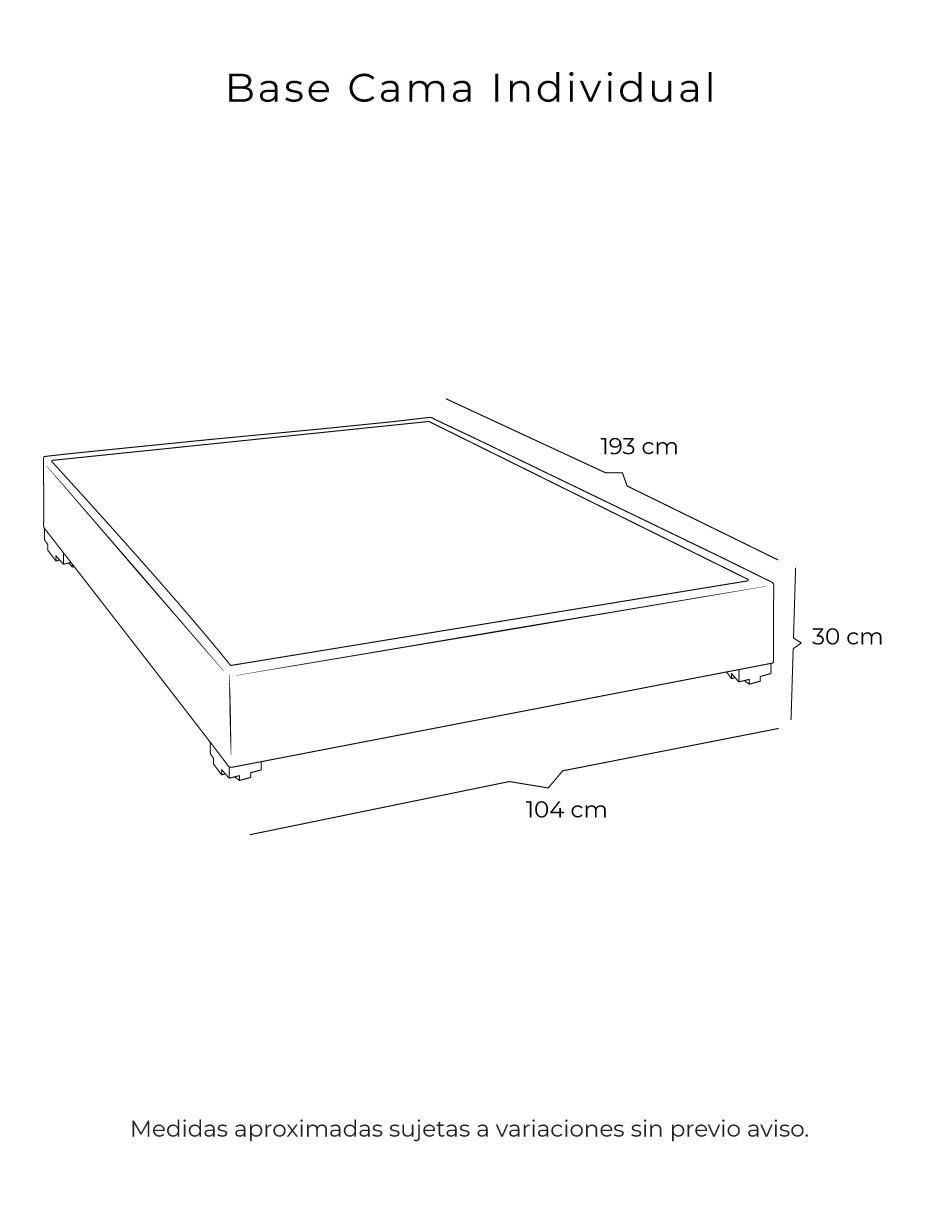 Base para cama de madera pino 6