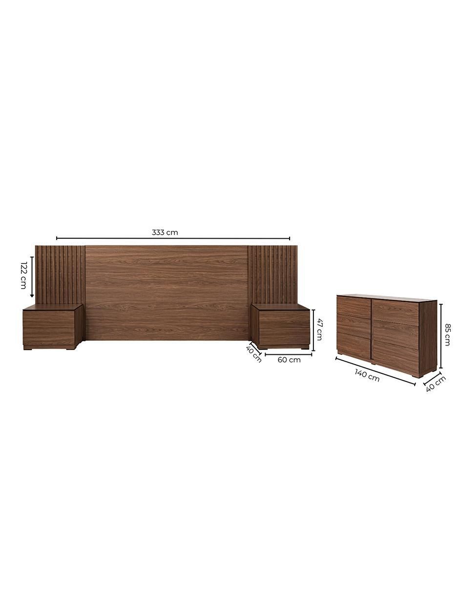 Set recámara Noe de mdf 11