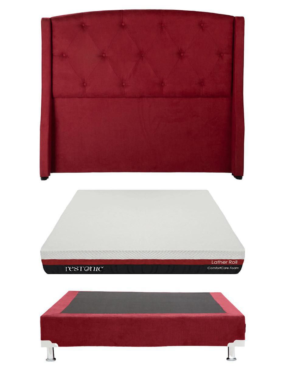 Set Recámara Zefyr Red Roll de madera pino