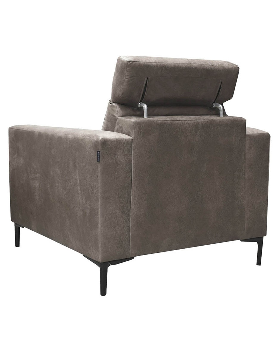 SILLÓN LOCKE POLIÉSTER, GRIS