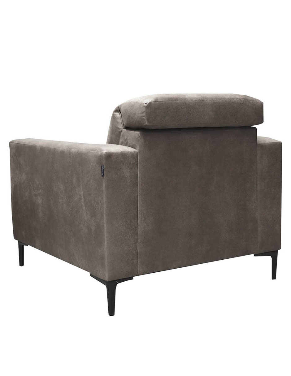 SILLÓN LOCKE POLIÉSTER, GRIS