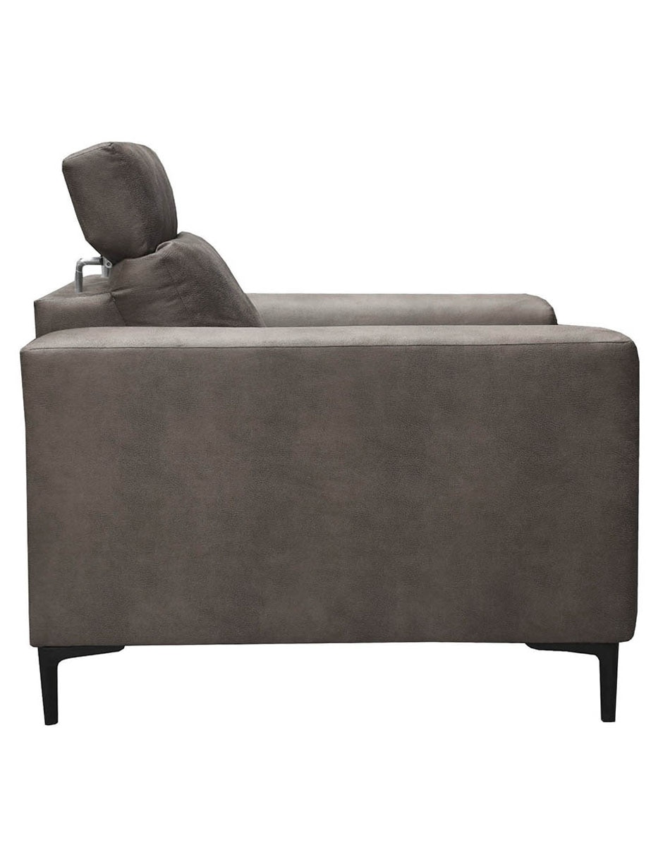 SILLÓN LOCKE POLIÉSTER, GRIS