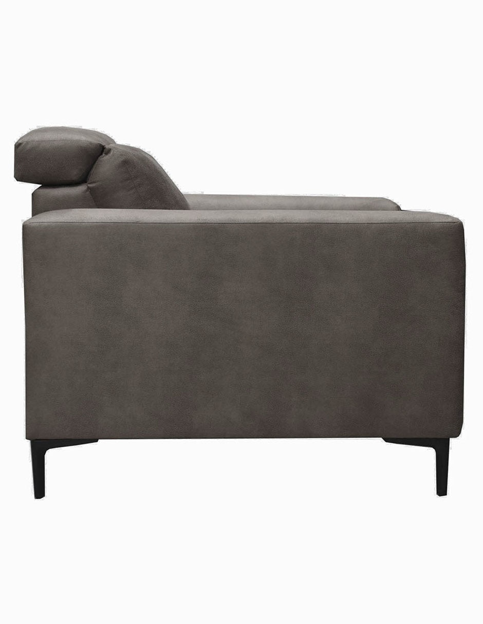 SILLÓN LOCKE POLIÉSTER, GRIS
