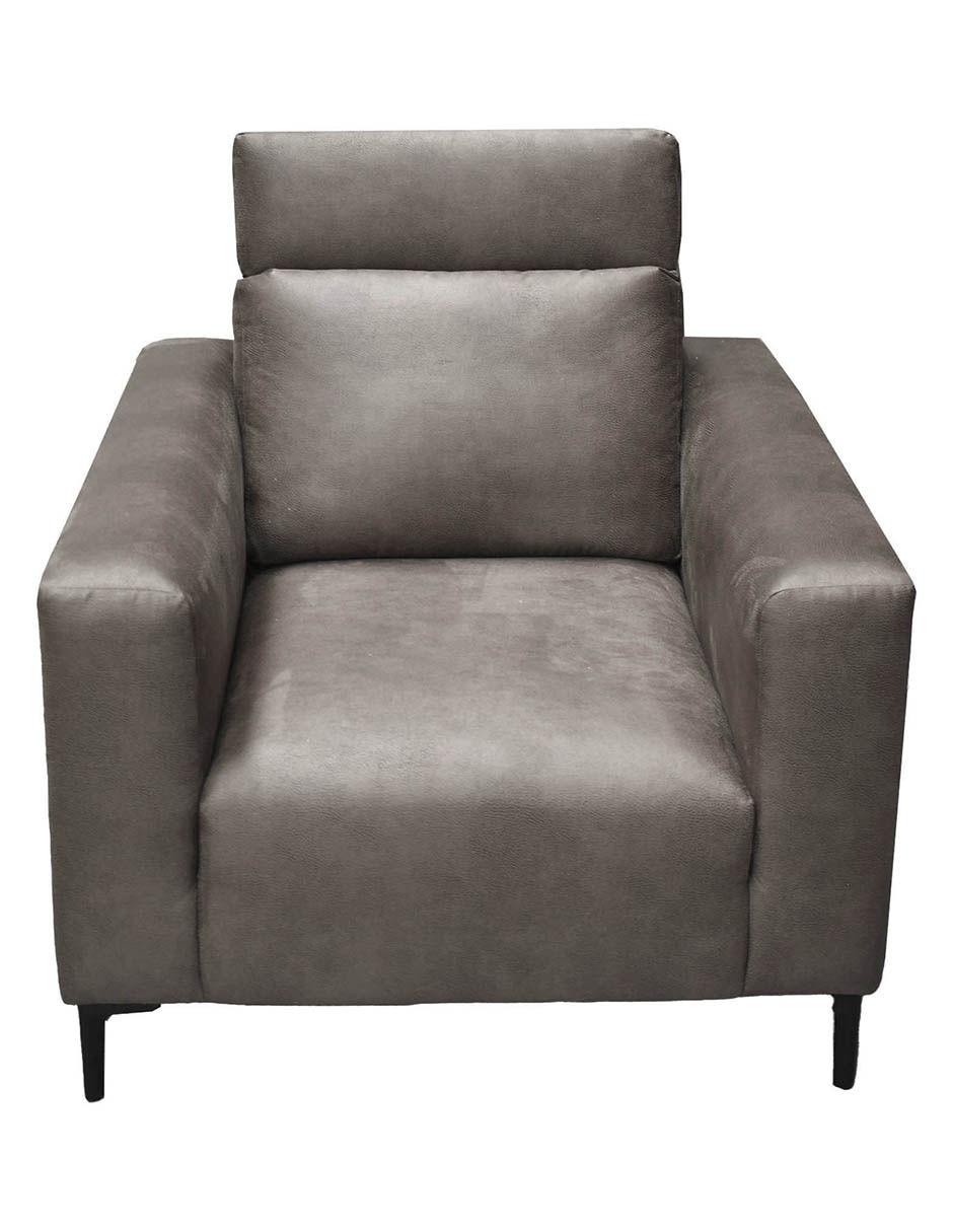 SILLÓN LOCKE POLIÉSTER, GRIS
